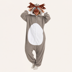 Gray Moose Kigurumi Onesie - second look