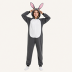 Gray Rabbit Kigurumi Onesie - hero