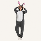 Gray Rabbit Kigurumi Onesie - second look