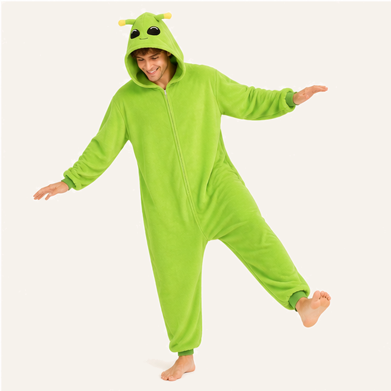 Green Alien Kigurumi Onesie 04 active studio