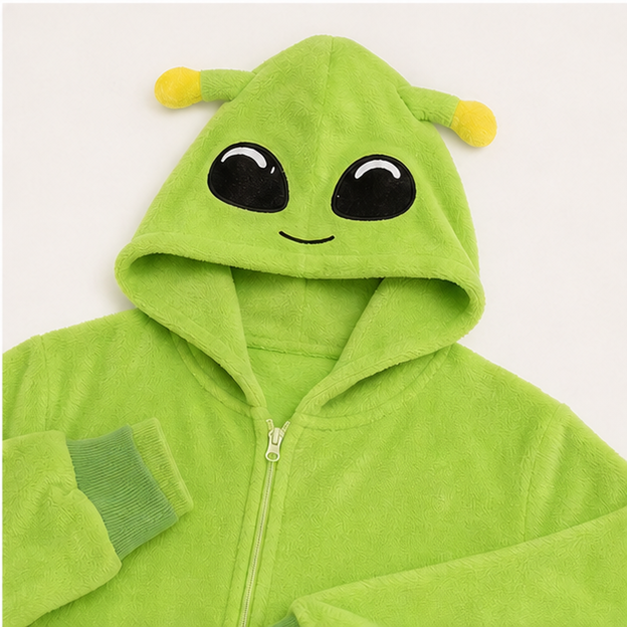 Green Alien Kigurumi Onesie 08 detail