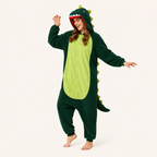 Green Dinosaur Kigurumi Onesie
