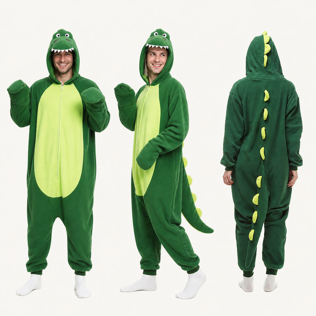 Green Dinosaur Kigurumi Onesie - image 10