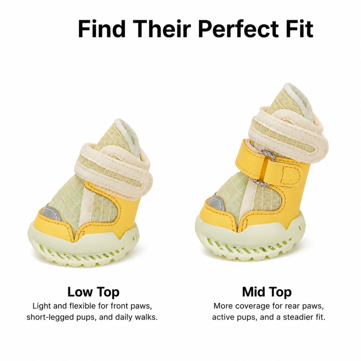 Leoxa Lemon Dog Shoes