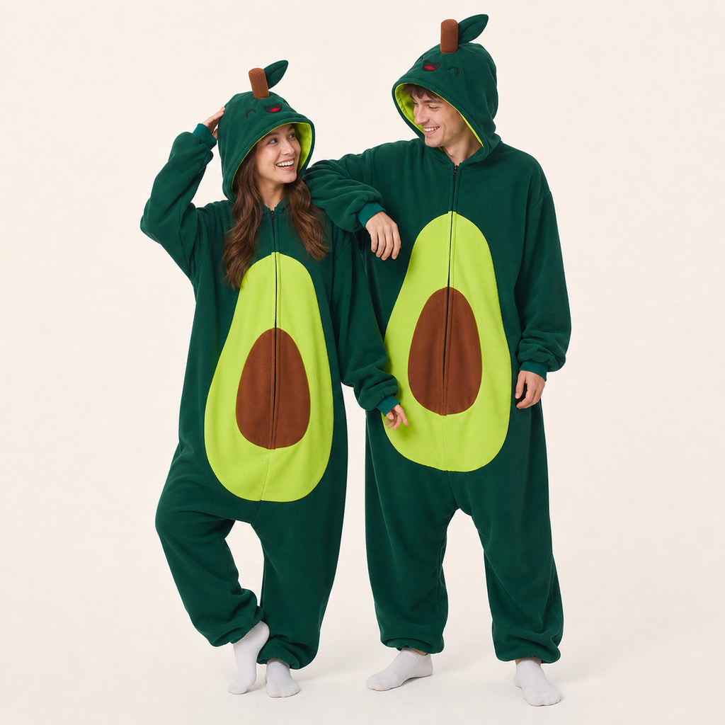 Avocado kigurumi matching colors
