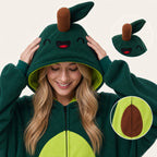 Avocado kigurumi character detail