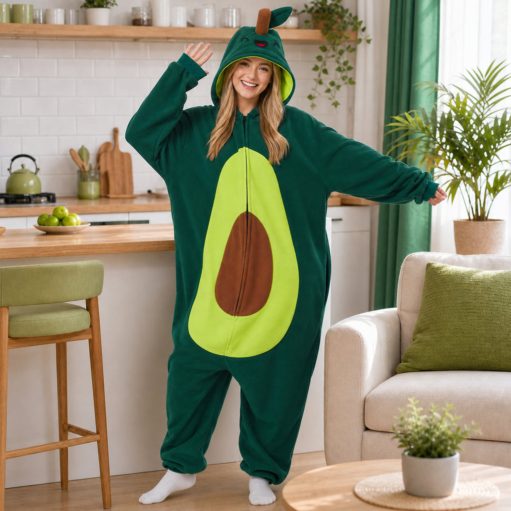 Avocado kigurumi feature details