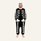 Skeleton onesie size XL fit