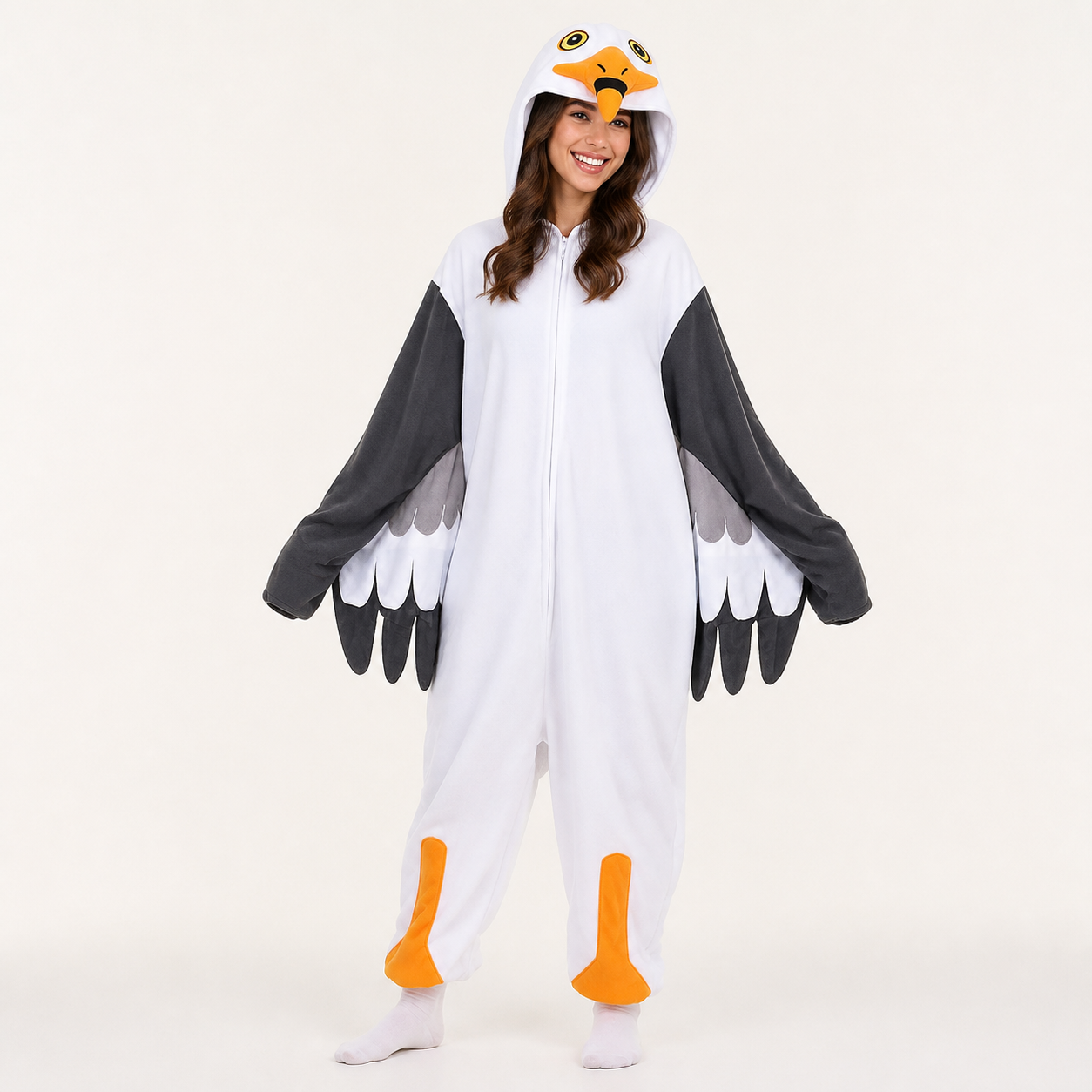 Bird Character Kigurumi Onesie - dynamic look