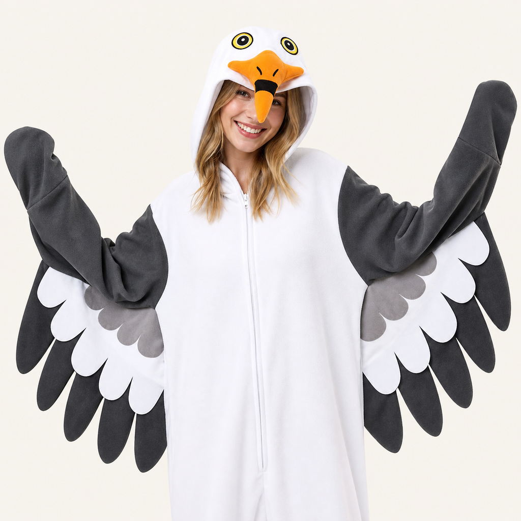 Bird Character Kigurumi Onesie - matching colors