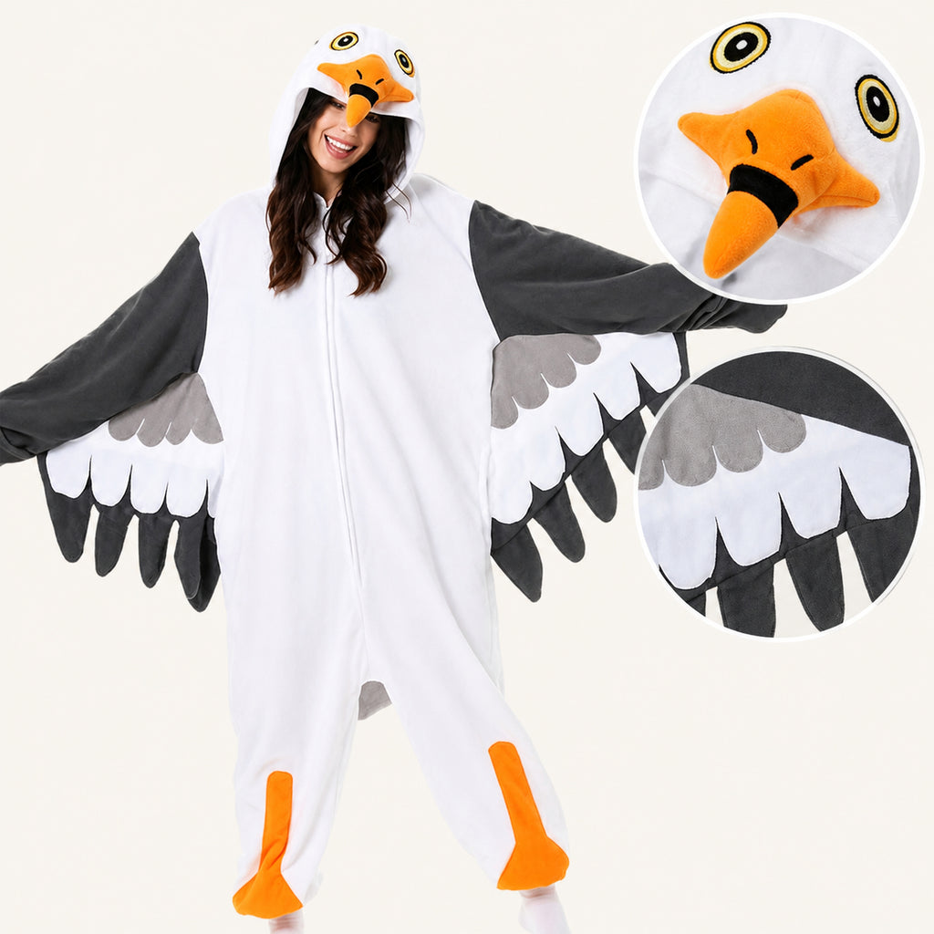 Bird Character Kigurumi Onesie - character detail