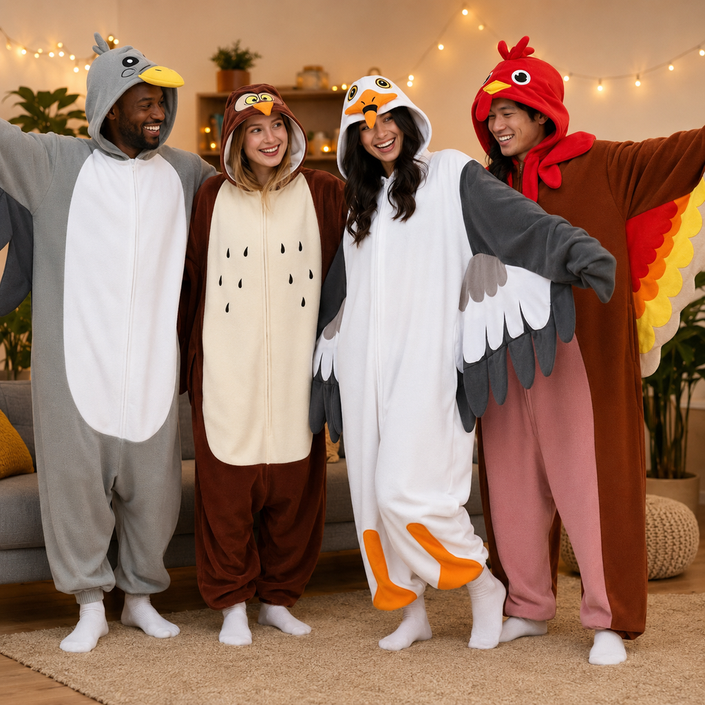 Bird Character Kigurumi group lifestyle
