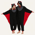 Leoxa black and red bat kigurumi onesie – 04 matching colors