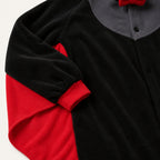 Leoxa black and red bat kigurumi onesie – 06 soft texture
