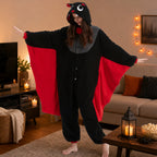 Leoxa black and red bat kigurumi onesie – 09 lifestyle