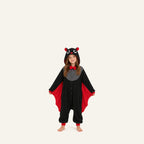 Leoxa black and red bat kigurumi onesie – 11 size young girl