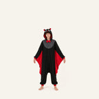 Leoxa black and red bat kigurumi onesie – 12 size older boy