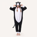 Leoxa black and white cat kigurumi onesie — 01 hero