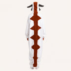 Brown Bull Kigurumi Onesie - back view