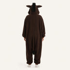 Brown Horse Kigurumi Onesie - back view
