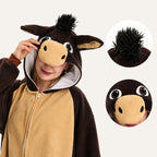 Brown Horse Kigurumi Onesie - character detail