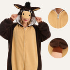 Brown Horse Kigurumi Onesie - feature details