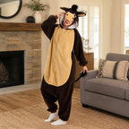 Brown Horse Kigurumi Onesie - lifestyle