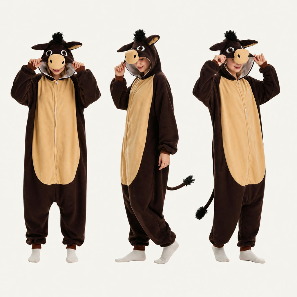 Brown Horse Kigurumi Onesie - variant lineup