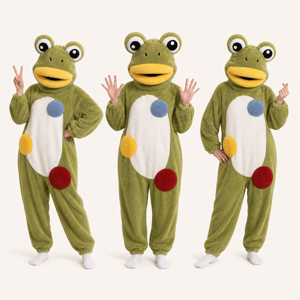 Frog kigurumi color lineup
