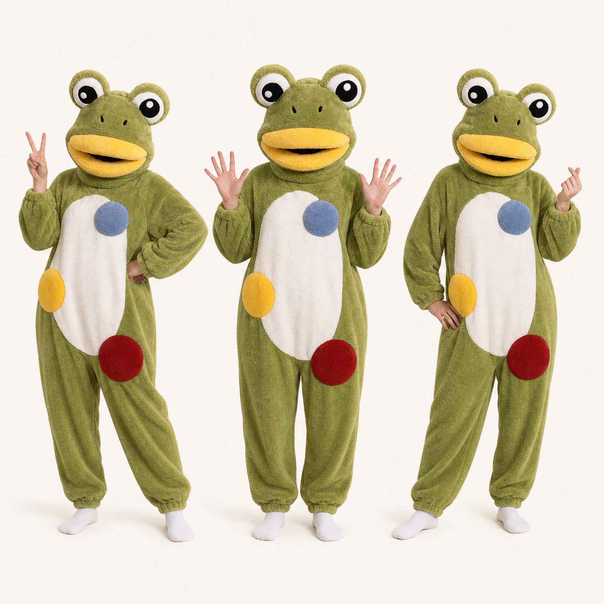 Frog kigurumi color lineup