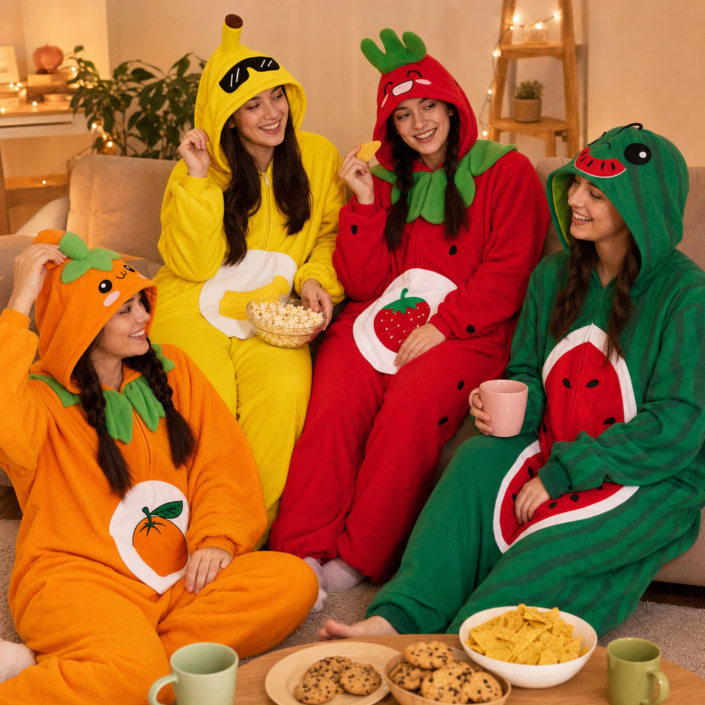 Fruit character kigurumi feature details