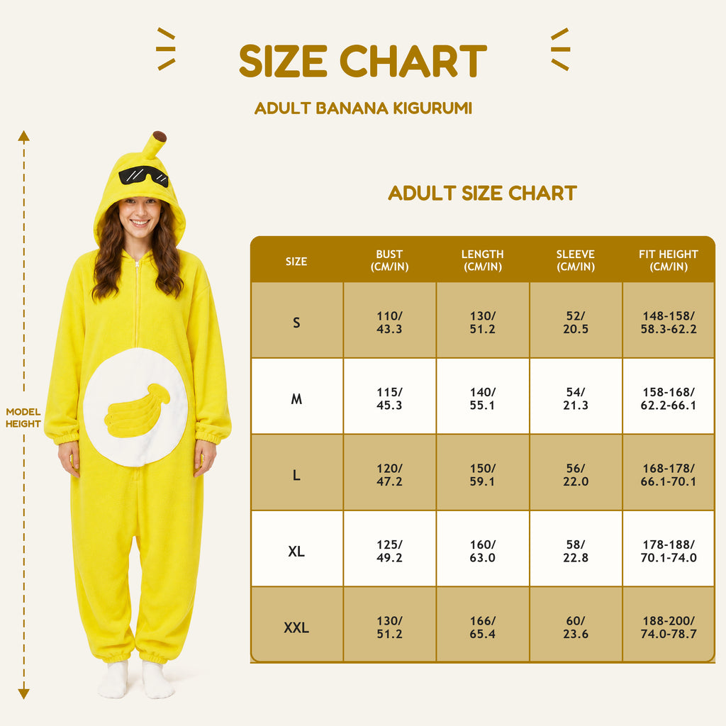Fruit character kigurumi fit reference