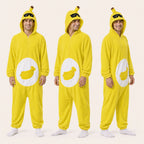 Fruit character kigurumi yellow lineup