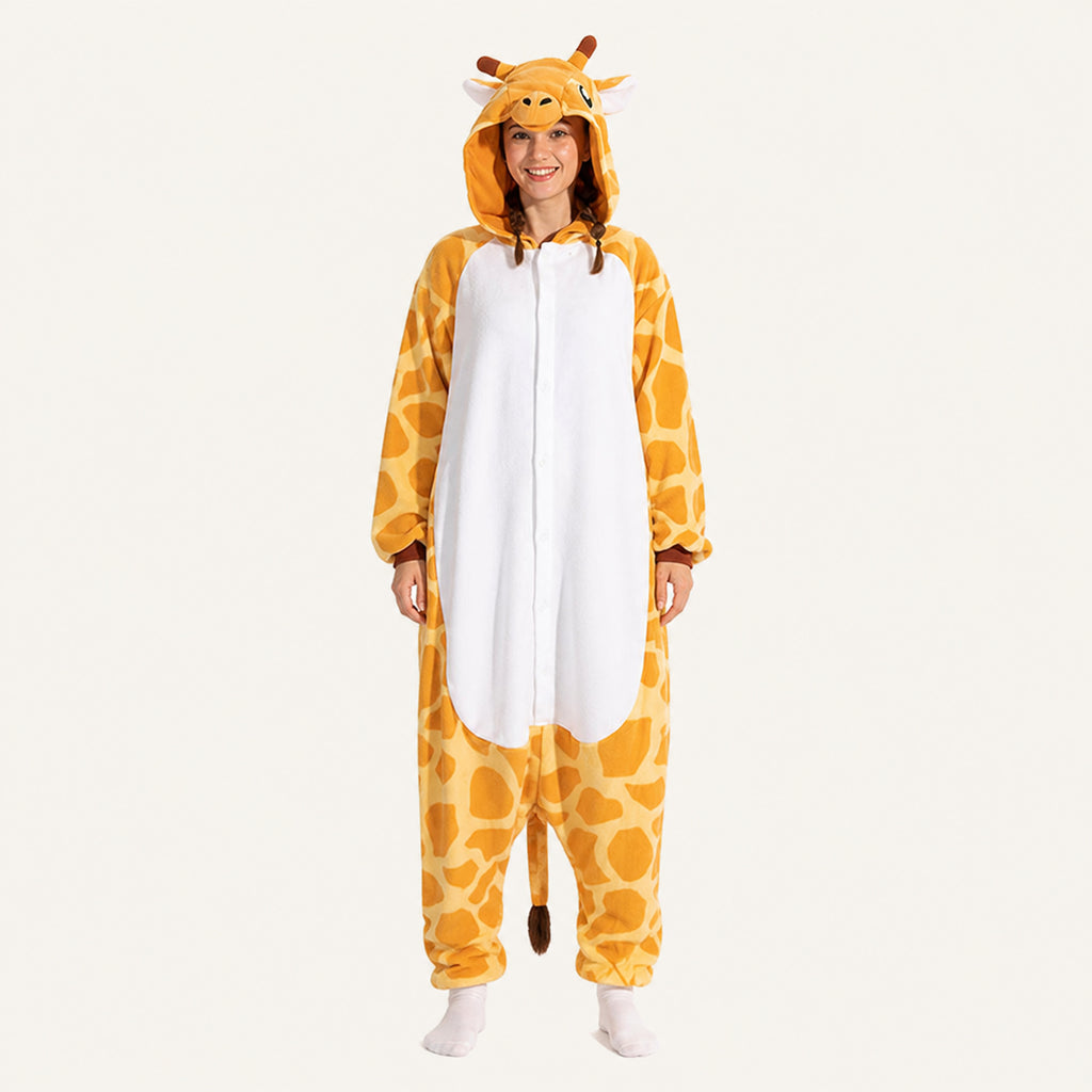 Giraffe Kigurumi Onesie - front view