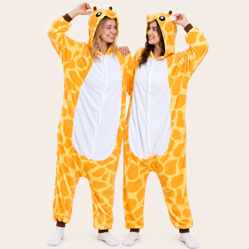 Giraffe kigurumi matching colors