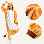 Giraffe Kigurumi Onesie - fabric detail