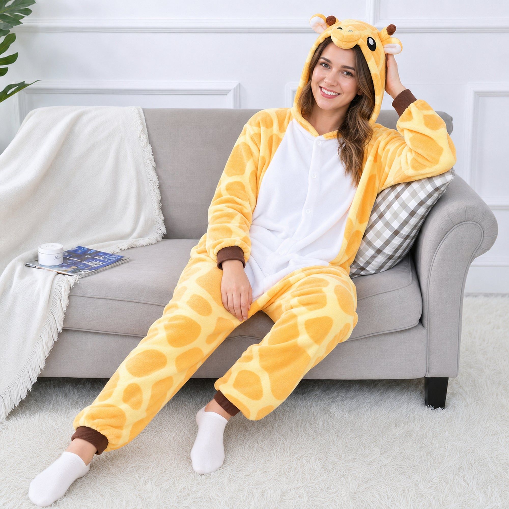 Giraffe kigurumi feature details
