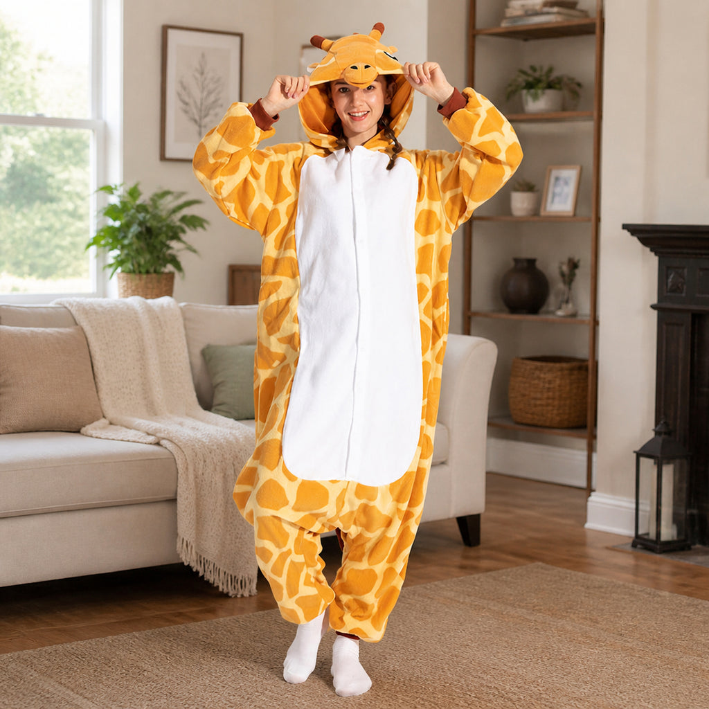 Giraffe Kigurumi Onesie - lifestyle