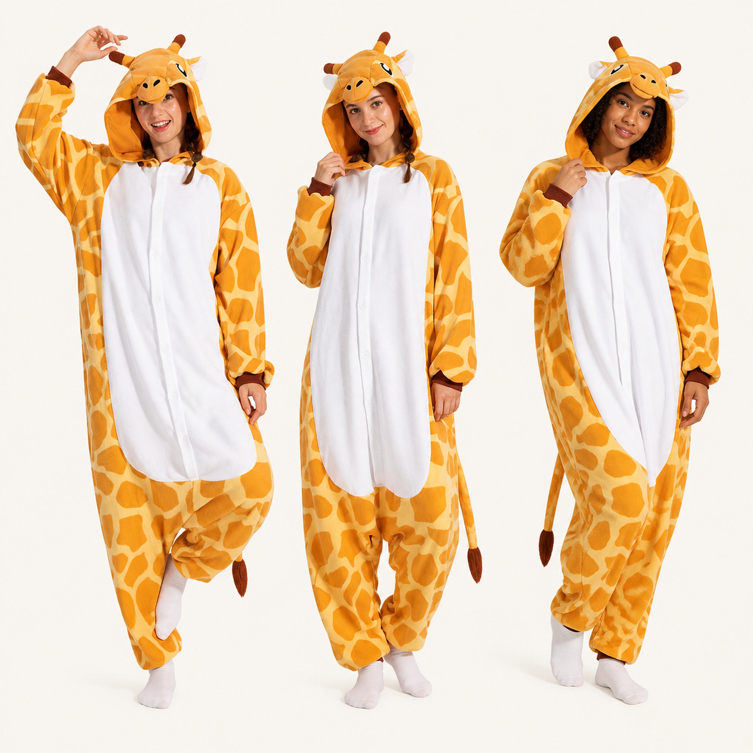 Giraffe Kigurumi Onesie - variant lineup