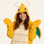 Golden Winged Dragon Kigurumi Onesie character detail