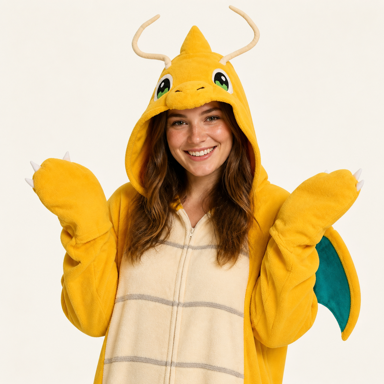 Golden Winged Dragon Kigurumi Onesie character detail