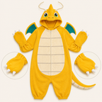 Golden Winged Dragon Kigurumi Onesie feature details