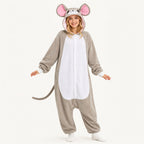 Gray Mouse Kigurumi Onesie second look