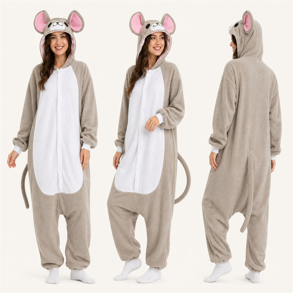 Gray Mouse Kigurumi Onesie color lineup