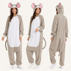 Gray Mouse Kigurumi Onesie color lineup