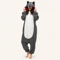 Leoxa gray wolf kigurumi onesie – 01 hero