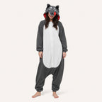 Leoxa gray wolf kigurumi onesie – 13 size L