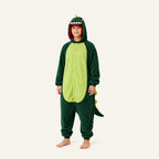Leoxa green dinosaur kigurumi onesie – 02 size M 158 168cm