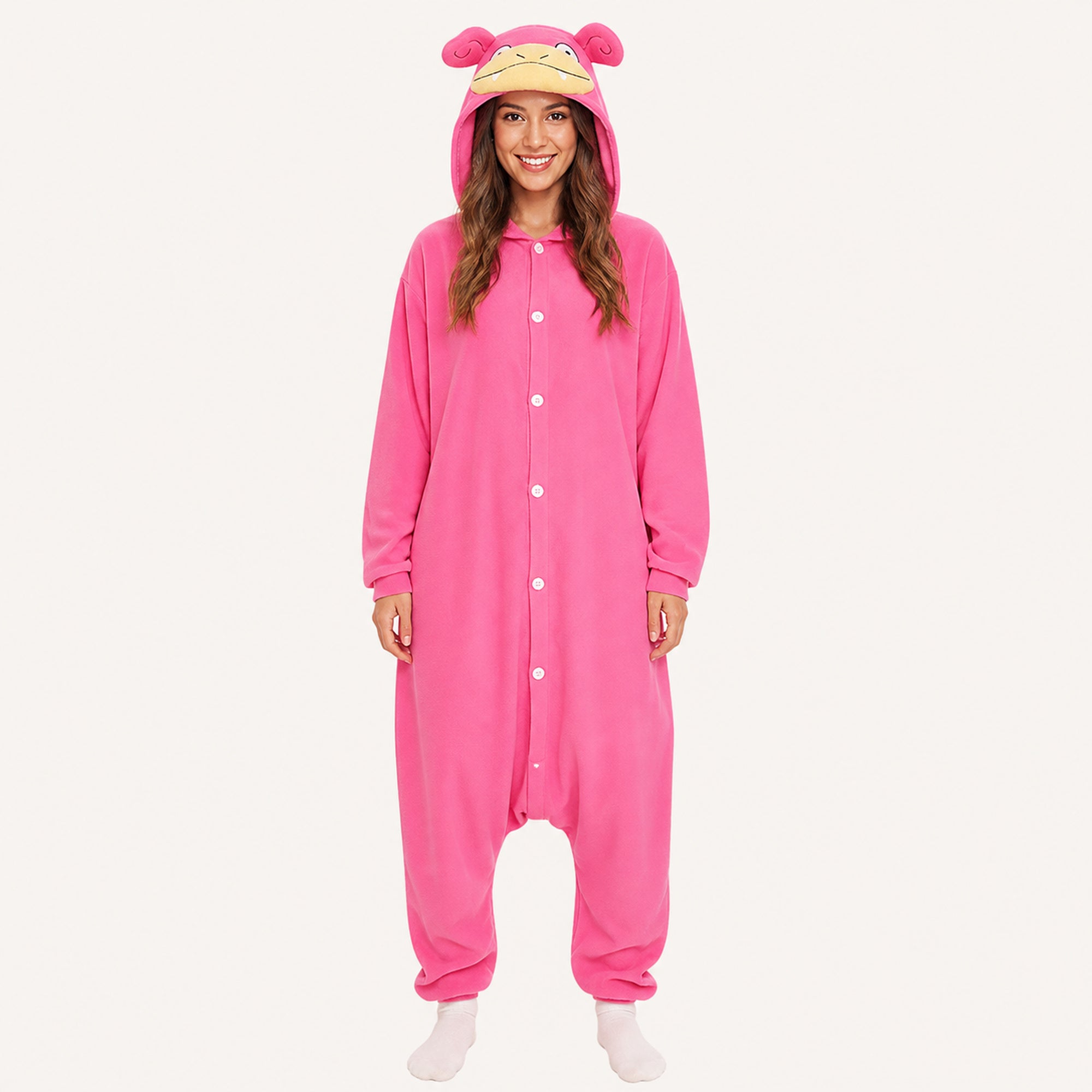 Hot Pink Creature Kigurumi Onesie front