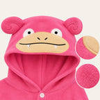 Hot Pink Creature Kigurumi Onesie character detail